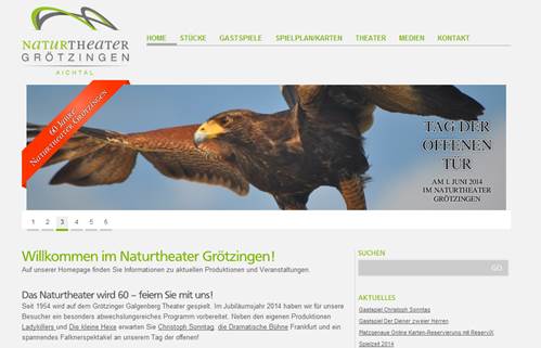 Ausflugsziel : diesen Sonntag  nach Grötzingen ins Naturtheater