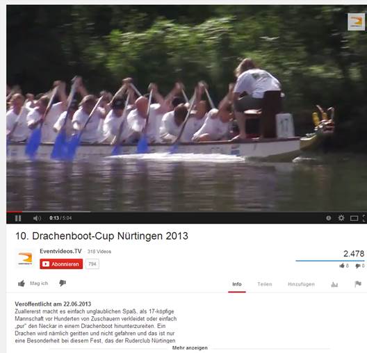 Drachenboot Rennen Ausschreibung Ruderclub 2014