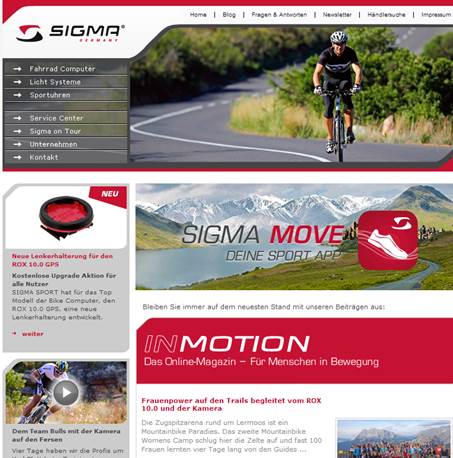 Sigma Fahrrad Computer und Software 16