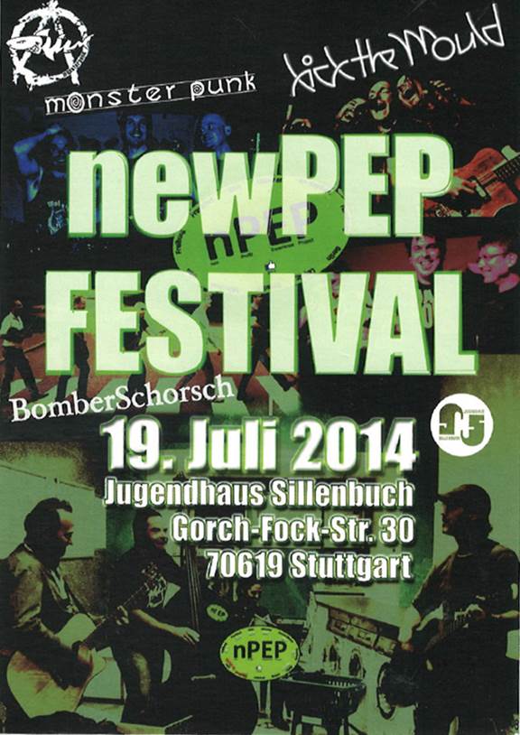NewPEP Festival  19.Juli 2014  Jugendhaus Sillenbuch