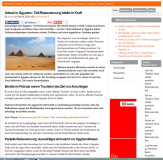Urlaub in Ägypten: Teil-Reisewarnung bleibt in Kraft