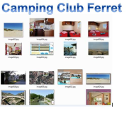 Frankreich : 1003 km Camping Club Ferret