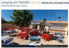 Frankreich : 968 km Camping Tamaris bei Frontignan