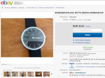 Vergleich : Um welchen Preis verkaufen sich Einzeigeruhren bei ebay in Auktionen