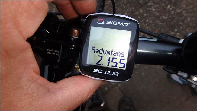 Fahrrad Tacho einstellen, Radumfang und Sprache beim Sigma BC12.12