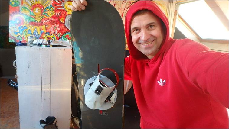 Tutorial: Montieren einer Drehbaren Snowboard Bindung auf ein Burton SuperHero Snowboard