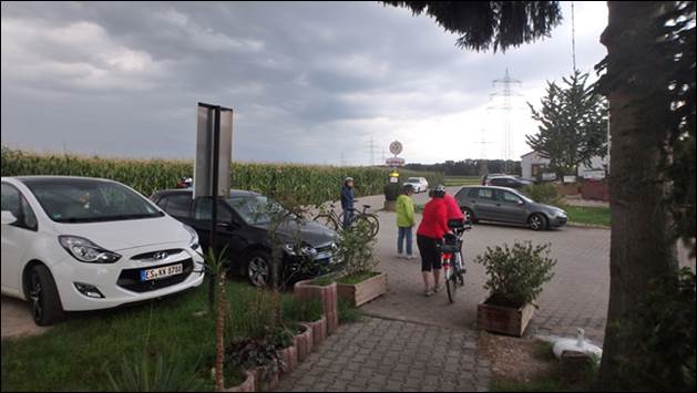 Radtour Nürtingen zur Ponderosa in Köngen