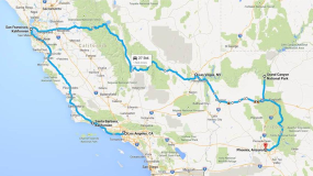 USA Route Vorschlag Los Angeles -> Grand Canyon