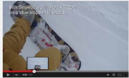 Video : testing our Mini Snowboard 1b