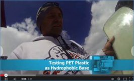 Test : PET Plastik als Base Material für Snowboard Lotus Laufflächen