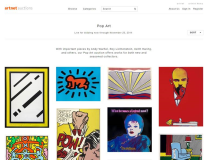 Online Kunst Auktionen für Pop Art bei Artnet