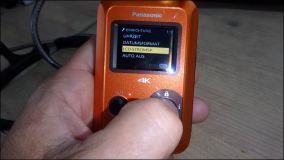 Menüs und Funktionen bei der Panasonic HX A500 Action Cam