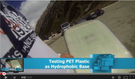 Test : PET Plastik als Base Material für Snowboard Lotus Laufflächen