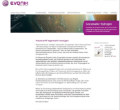Speicherung bei Evonik Industries
