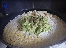 Essen: Reis mit Avocado