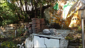 Fotostrecke : in 55 Minuten Dachplatten zur Deponie gebracht