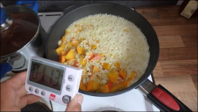 Essen : Hokaido mit Reis und Nüssen für zwischendurch (6 Minuten+25)