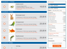 Tierversand in Deutschland 35 bis 43 Euro