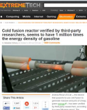 Der erste Kalte-Fusions Reaktor
