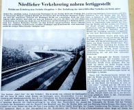 1965 Eröffnung der Grienbrücke im Norden von Nürtingen