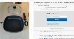 Woll Titan Plus Bratpfanne 2014-10-26  25,50 Euro