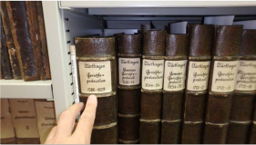 Die ältesten Bücher in Nürtingen so 1586 und älter
