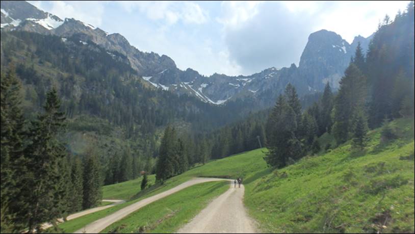 Wandern: Breitenberg nach Pfronten über den breiten Weg und die Klamm