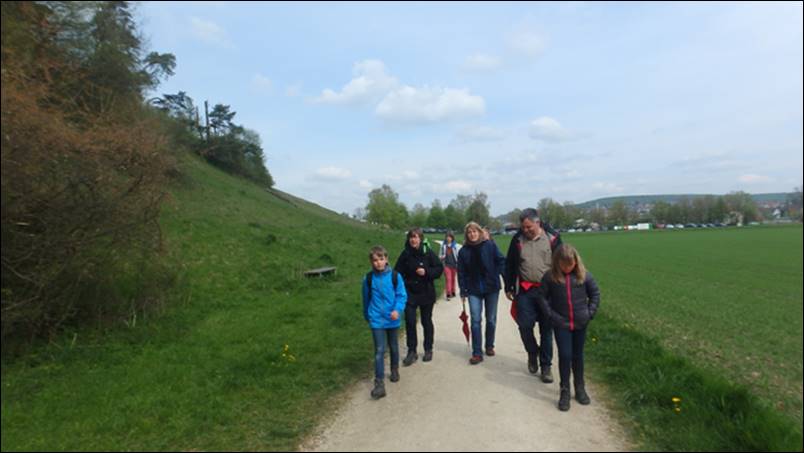 Maiwanderung 2016, Fotoalbum, Wanderung im Eselsburger Tal
