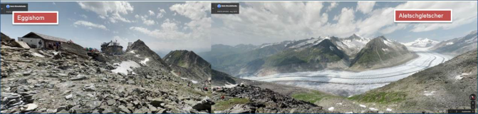 Reisevorbereitung: Von wo aus kann man den Aletschgletscher am Besten sehen