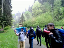 Maiwanderung 2014 im Monbachtal bei Regen