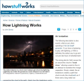 Blitze und Blitzentladung als einfaches Beispiel einer SuperCharged Ionisation
