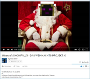 Der Weihnachtsmann auf Youtube