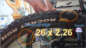 Reifen: wo finde ich die Größe und Daten meines Fahrradreifens