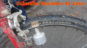 Fahrrad Reifen: Schwalbe Marathon 30 Jahre alt