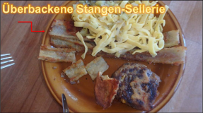Kochen: Überbackene Sellerie Stangen (Vorbereitung)