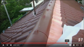 Kupferband Dach gegen Moos
