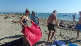 Erster Tag am Meer: Am Strand von Agde