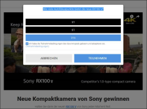 Gewinnspiel: Sony RX100 V, Sony RX 100 Mark 5