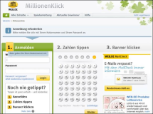 Web.de und MillionenKlick: 24 mal kostenlos Lotto spielen