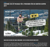 Winter Gewinnspiel: Snowboard Burton USOpen in Denver