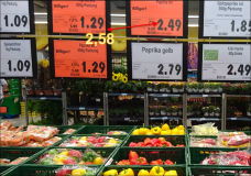 Shopping: Abgepacktes Obst und Gemüse kostet 87% mehr als offenes Gemüse und Obst