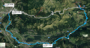 Radtour: Damüls-Faschina-Fontanella-Feldkirch, zurück über Furkajoch