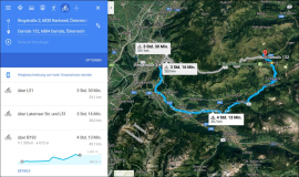 Radtour: Damüls-Faschina-Fontanella-Feldkirch, zurück über Furkajoch