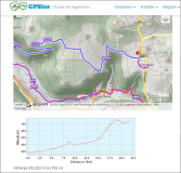 Radtour Route: NT- Schopfloch auf der Alb über die alte Steige, 21 km x2