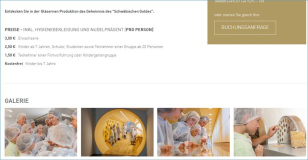Ausflugsziel: Alb Gold Nudeln und Herstellung auf der Schwäbischen Alb