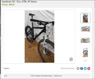 Suche Fahrrad MTB 29 Zoll Großer Rahmen, gebraucht