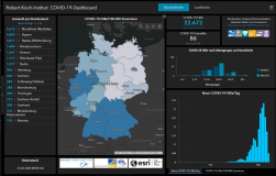 Tägliche Daten Karte zu Corona Infektionen in Deutschland und Weltweit
