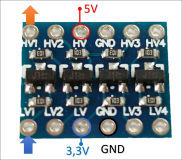 Umwandeln Arduino 3,3 Volt Ausgang auf MosFET 5,5 Volt