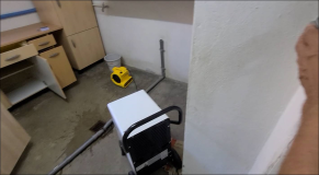 Bautrockner zum Trocknen von Kellern nach einem Wasserschaden